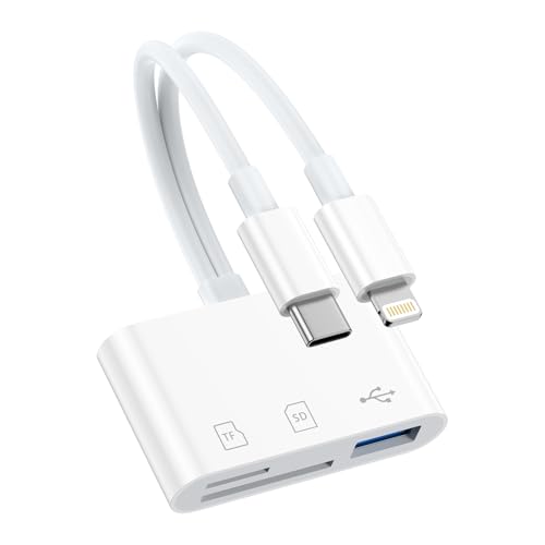 Amazon.co.jp: Bioonis SDカードリーダー Lightning&Type Cメモリ