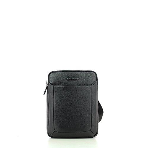 Piquadro Bolsa Modus Hombre Bandolera Cuero Negro - CA3978MO-N