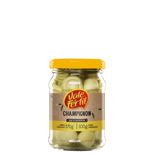 Vale Fértil Cogumelo Champignon Em Conserva Vidro 100G