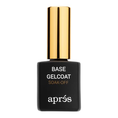 APRÉS Base Gelcoat 15ml | TPO-Free Self-Leveling Gel Nail Polish Soak Off Base Coat