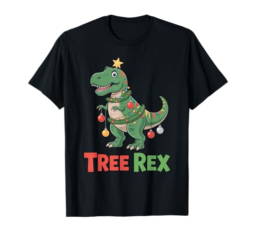 Tree Rex Funny Dinosaur Christmas T-Rex Trex T-Shirt