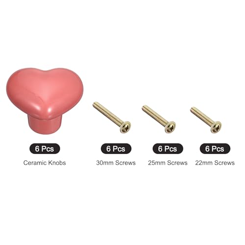 Uxcell 6Pcs Ceramic Knobs, Kitchen Drawer Knobs - Image 3