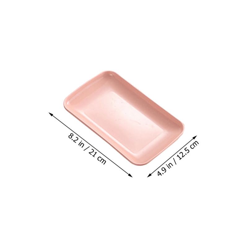 Juego de 4 platos rectangulares para sushi miniatura 4