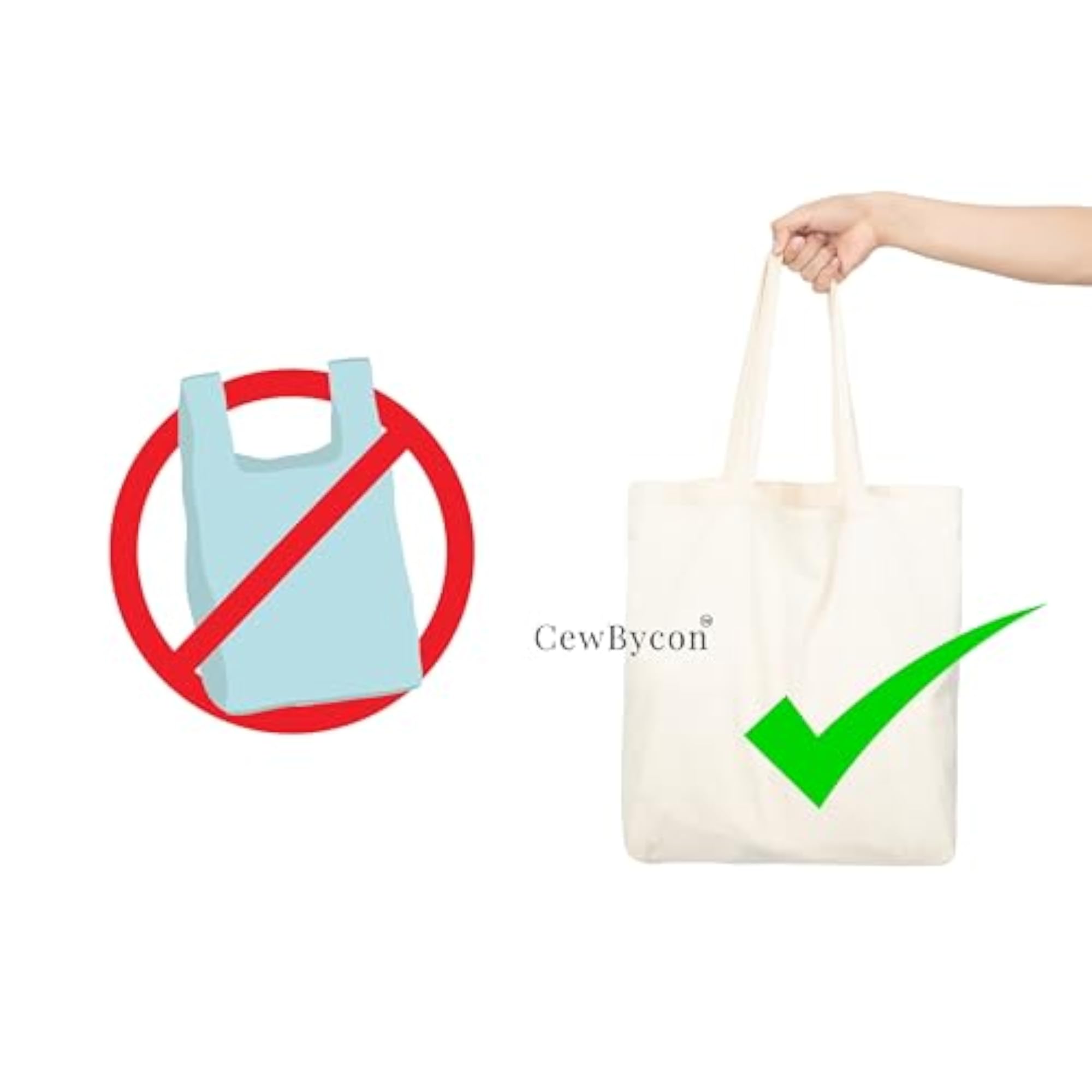 Eco-Friendly Reusable Tote Bag, Your Stylish Shopping Companion