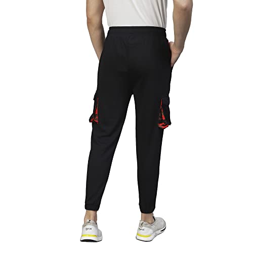 Image of Rigo Printed Cotton Jogger Pants for Men | Regular Fit Track Pant for Men | Jogger Track Pant for Men | Lower for Men Idol for Gym, Yoga, Sports, Running
