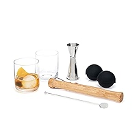 ムスティエ オイル&ビネガーセット Amazon.com: Viski Cocktail Muddler Set, 7-Piece Bartender