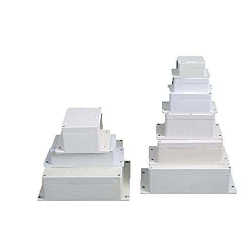 IP66 ABS Waterproof Junction Box, 82x58x33mm Waterproof Dustproof Outdoor Project Box Cable Connection Protective Enclosure, White, 1 Pcs