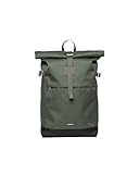 Sandqvist 251404606, Bagaglio a Mano Uomo, Dawn Green with Dark Brown Leather, One Size