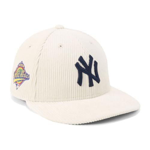 ニューエラ newera キャップ LP 59FIFTY 14507932 NER35C2440 MLB ニューヨーク・ヤンキース NYアイボリー 白 シロ Corduroy SIDE PATCH ONSPOTZ別注 メンズ レディース 帽子 ゴキュウフィ