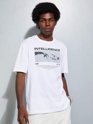 Image of Max Men Cotton URB N Regular Fit Graphic T-Shirt