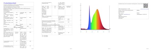 SEBSON LED Unterbauleuchte Küche 60cm mit Stecker und Schalter, 4000K