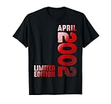 Diseño de nacimiento del mes de abril, gran regalo de cumpleaños e idea de regalo para cualquier persona que celebre su cumpleaños 2002 este abril. Ideal como suministro de cumpleaños, traje de cumpleaños, ropa de cumpleaños o decoración de cumpleaños. También es perfecto para cumpleaños vintage 2002.