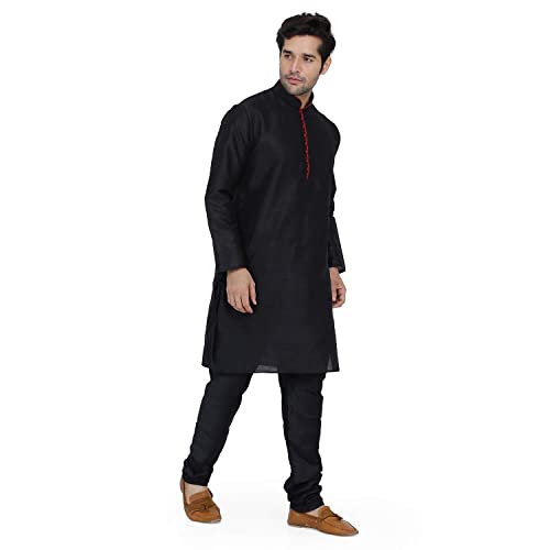 Image of Royal Kurta Men's Cotton Silk Kurta Pyjama Set