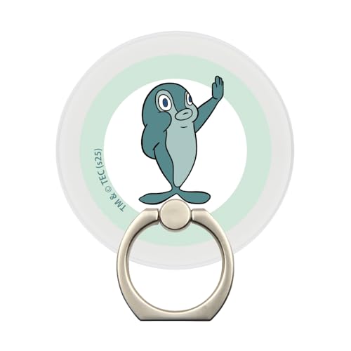 イングレム スマホリング かわいい キャラクター さかな 魚 トムとジェリー マグネット 取り外し簡単 マグネットステッカー おしゃれ トムジェリ 強力 磁石 シール プレート さかな