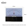 Analogue ammeter 44C2 DC /75mv Amperemeter Gauge Analog Panel Current Meter50A -0-50A Ammeter 3A 5A 10A 20A 30A 50A 100A 200A 300A 500A(300A -0-300A) #2