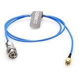 SZRMCC TRB Triax BNC 3-Slot Stecker auf SMA Stecker Koaxialkabel für MIL1553 Datenbuskoppler Netzwerkantenne (1 m)