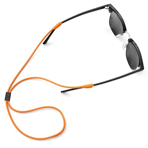 Image of Pilotfish Premium Silicone Sunglasses Strap, Adjustable Glasses Retainer with Unique Passthrough Design - Universal Fit