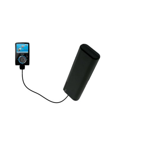 Gomadic Portable Emergency AA Battery Charger Extender Suitable for The Sandisk Sansa Fuze Brand TipExchange Technology