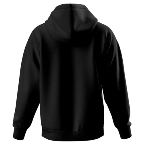 Kit 3 Blusas De Moletom Capuz Liso Fechada Bolso Canguru Relaxado (BR, Alfa, G, Regular, Regular, Of