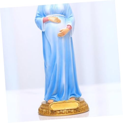 Statue Vierge Enceinte déco chrétienne pour maison et ornement bureau - 5