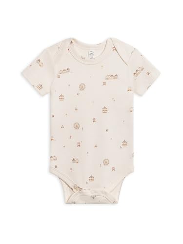 Image of Colored Organics - Organic Cotton Baby Bodysuit - Short Sleeve Infant One Piece - County Fairgrounds - 3-6M