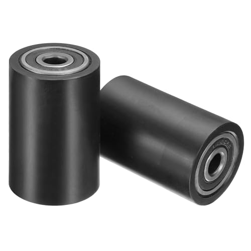 Rodillo POM 10x40x60mm con rodamientos blindados rueda plana de ingeniería