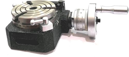 A.D. International HV4 Table rotative verticale horizontale pour fraiseuse 3 emplacements Diamètre 110 mm