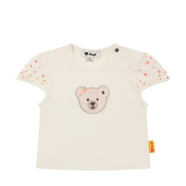 T-shirt fille à manches courtes en coton bio pour le confort quotidien