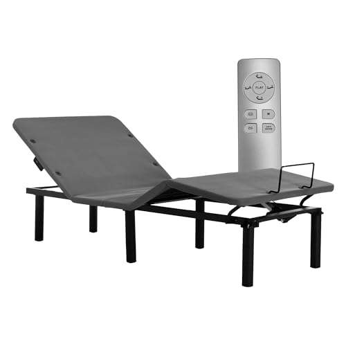 Fromann Electric Adjustable Twin XL Bed Frame Bed Base,Zero...