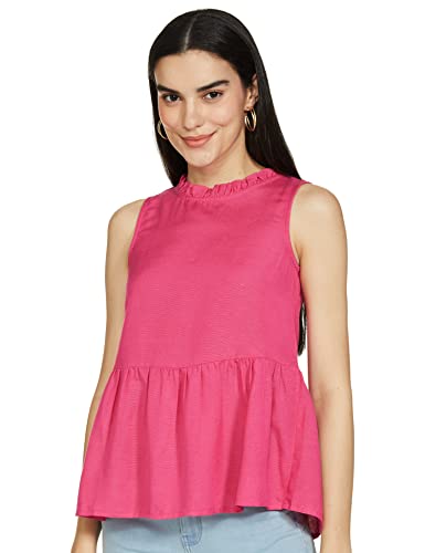 Image of VERO MODA Women's Solid Straight T-Shirt