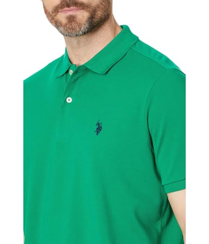 Image of U.S. POLO ASSN. Men Cotton Regular Fit Solid Polo With Small Pony