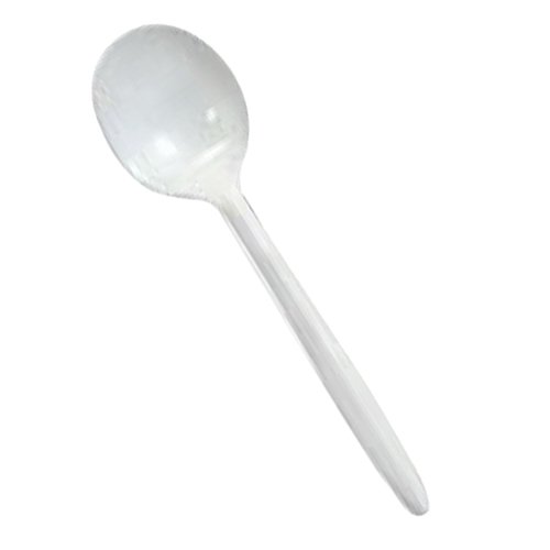 MarketPro Medium Weight Cutlery Soupspoon White, Polypropylene | 1000/Case
