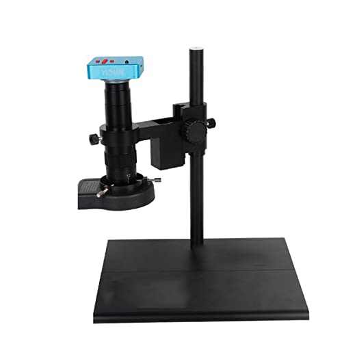 顕微鏡キット Digital Video Monocular Microscope Set 180X/130X C-Mount 13MP/38MP/48MP 4K HDMI USB カメラ 顕微鏡レンズアダプター(180X 38MP HDMI Set)