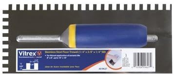Vitrex Square Notch Trowel Ceramic 1/4 "X3/8 "X1/4 "