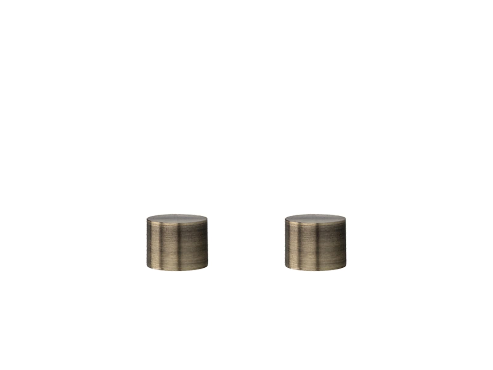 19mm Kit de tringle a rideau Metal Fixation murale Laiton Antique 420 cm Zoya