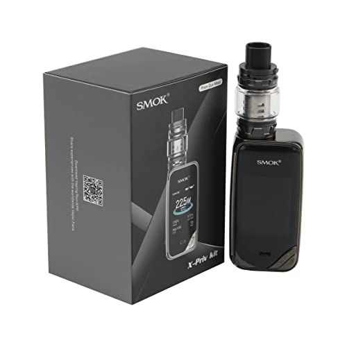 Smok X-Priv Kit 225W Mod con 8ml TFV12 Prince Tank Schermo HD da 2,0 pollici Fondo di bloccaggio brevettato Dispositivo...