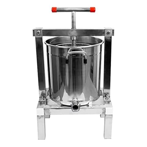 DZTBX Manual Honey Extractor,304 Stainless Steel Barrel Beekeeping Pro Extraction Equipment Cover