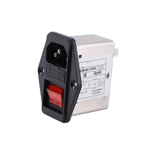 Filtro monofásico CW2B-6A/10A-T de alta supresión para toma CA 220V