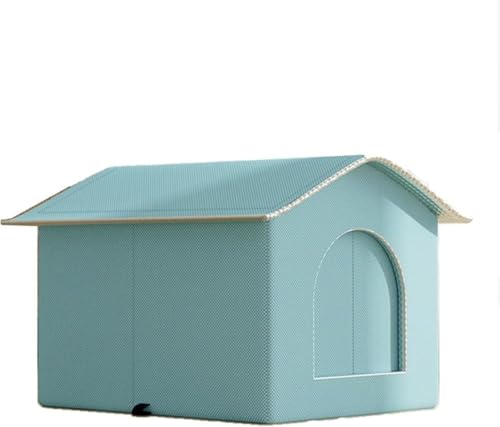 GEBYUI 夏季モデルペットハウス|涼感猫ベッド・保冷機能付きペット冷却マット 猫用エアコンルーム・犬用熱中症対策グッズ 触れた瞬間ひんやり 防水・折りたたみ可能 耐久性