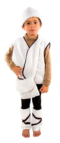 Gojoy shop - Disfarce de pastor para crianças Natal canaval (contém gorro, cinto, burrão, colete, aquecedores e mochila de cordas. 4 tamanhos diferentes, adulto S = 160 cm - 170 cm)