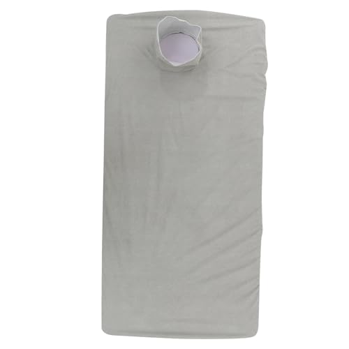 Housse de couette élastique et drap de lit pour massage avec trou