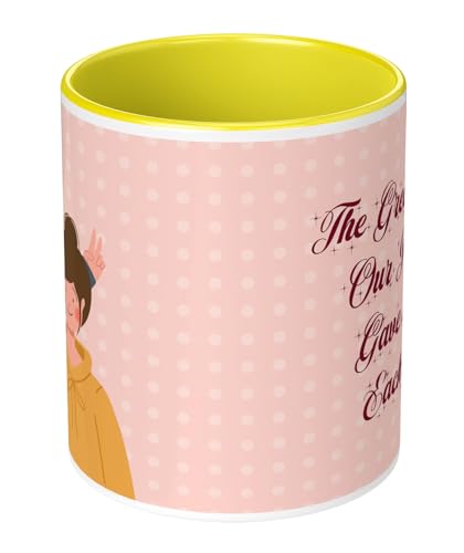 Image of Raksha Bandhan Gifts Printed Mug with Keychain Best Rakhi Combo Gift for Brother & Sister Rakshabandhan Return Gifts for Sister White 350ml Coffee Mug(Pack of 5)(Combo Set)(RMCKRCG406)