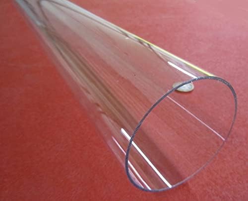 Polycarbonate Round Tube 3 1/8" (3.125") OD x 3.0" ID x 1/16" Wall x 36" (More Length Options)