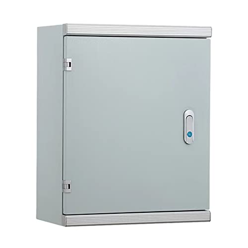 Cold Rolled Steel Electrical Box 20'' X 16'' X 8'' Outdoor/Indoor 1Mm/0.04″ Thick Cold Rolled Aluminum Alloy Eyebrow Electrical Enclosure Box 20" H X 16" W X 8" D With Mounting Plate Ip66 Weatherproof #TOP15