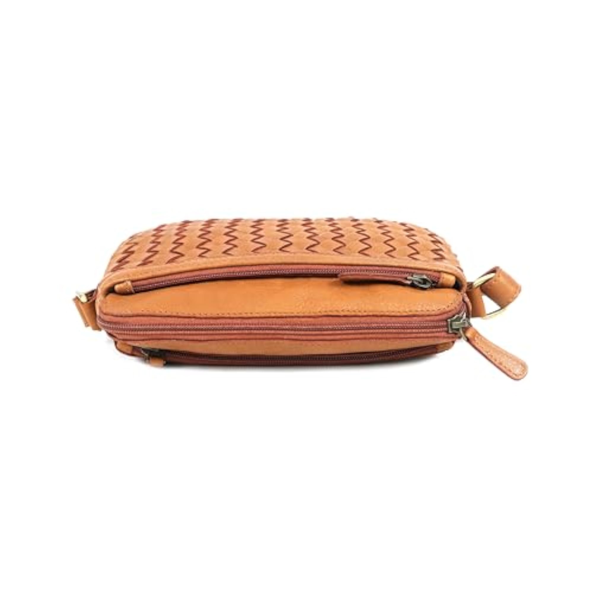 Premium Handwoven Leather Crossbody Bag, Stylish Accessory