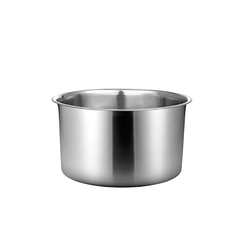 ステンレスボール ステンレスボウル ミキシングボウル 調理器具 深型 ボウル 蓋付き 大容量 耐熱 防錆 サラダボウル 大きい サラダ 乾物 米とぎ万能ボウル 調理・製菓道具 ステンレス製 料理用 キッチン用品 (カバーなし,20cm)