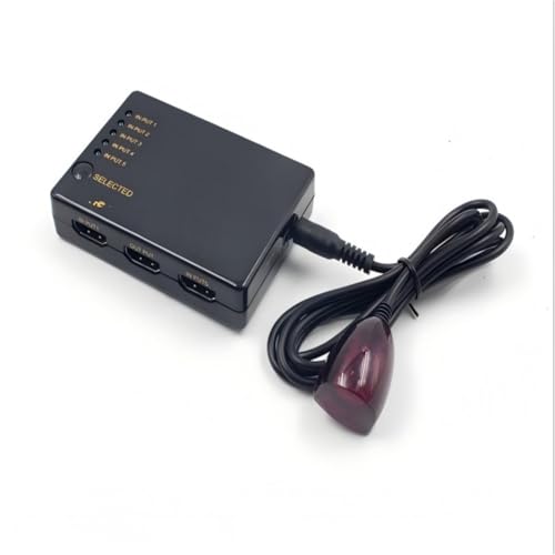 Conmutador HDMI 5 en 1 4K para transformar tu salón en un cine en casa organizado y sin cables