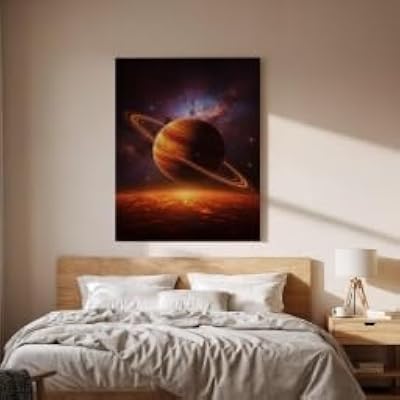 lianyibo Planet Space Arte En Lienzo Para Pared, Fiery Cosmic Galaxy Impresión, Sci Fi Astronomical Decor Para Dormitorio, Sala De Estar, Office (60x80cm/sin Marco) | Ya disponible en tu tienda friki favorita! En mundofriki.es! lianyibo Planet Space Arte En Lienzo Para Pared, Fiery Cosmic Galaxy Impresión, Sci Fi Astronomical Decor Para Dormitorio, Sala De Estar, Office (60x80cm/sin Marco) | Ya disponible en tu tienda friki favorita! En mundofriki.es!