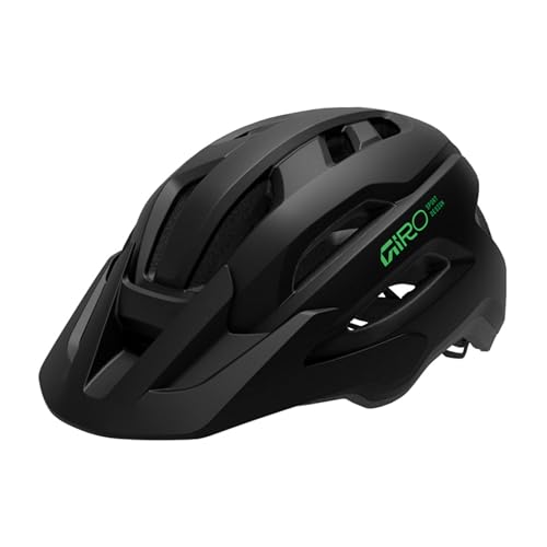 Casco de ciclismo Giro Fixture II negro y verde, equipo de protección para jóvenes unisex 1
