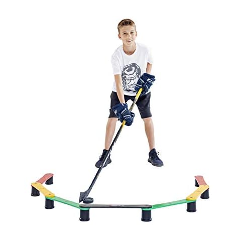 Hockey Revolution Stickhandling Training Aid - MY ENEMY LIT, Hockey Equipment for Puck Control, Reaction Time and Coordination - Durable, Light, Portable & Adjustable, can be used on and off-ice Cover